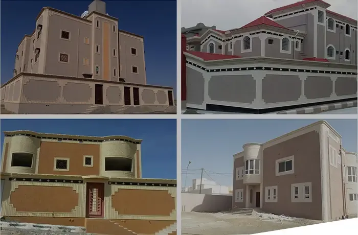 ترميم وتشطيب واجهات فلل ومنازل حي المحمديه بالرياض 