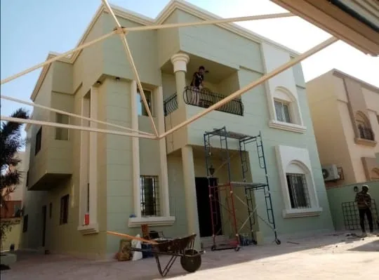 عملية ترميم وتشطيب مكلفة الثمن في شمال الرياض 