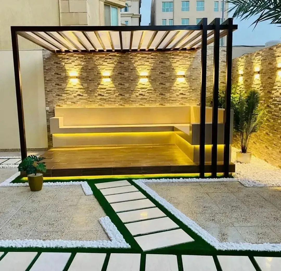 ترميم وتصاميم جلسات وشالات حدائق بشمال الرياض