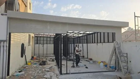 تصميم ملحق خارجي صغير بالرياض 