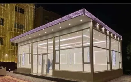 تصميم ملحق خارجي صغير بالرياض 