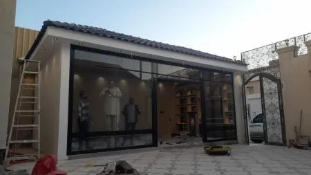 تصميم ملحق خارجي صغير بالرياض 