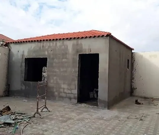 بناء وترميم مجلس خارجي بشمال الرياض مودرن بالحوش