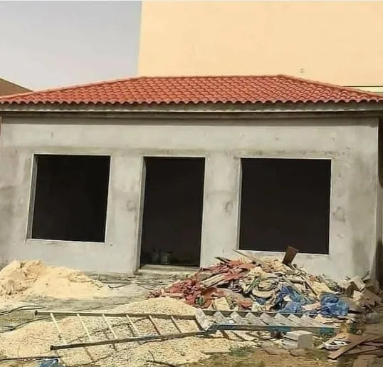 بناء وترميم مجلس خارجي بشمال الرياض مودرن بالحوش