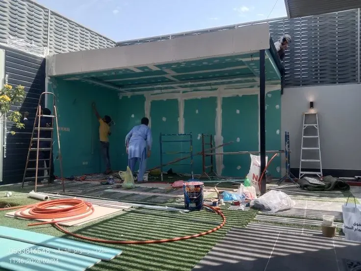 مقاول بناء ملاحق اسمنت بوردبشمال الرياض تصاميم مودرن 2026