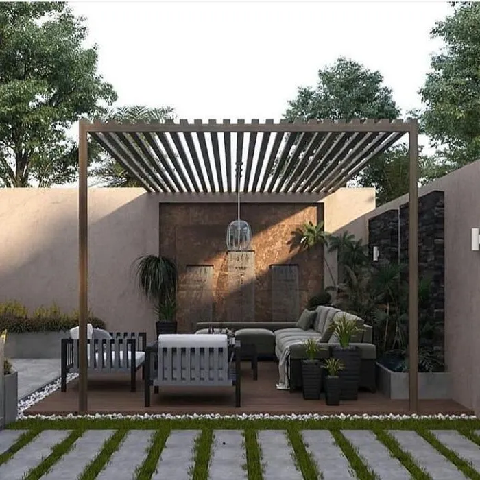 أفضل أفكار تصميم مجالس وجلسات خارجية للمنازل والأسطح حي لبن