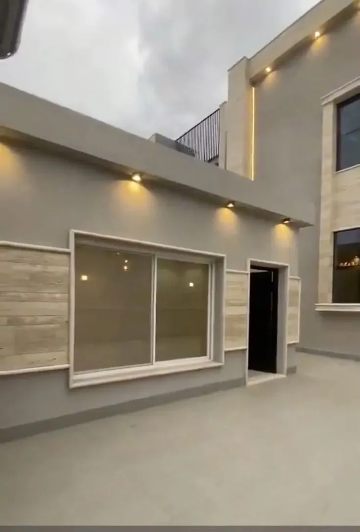 مجلس خارجي مصنوع بساندوش وشالهيات والأسمنت بوردبشمال الرياض 