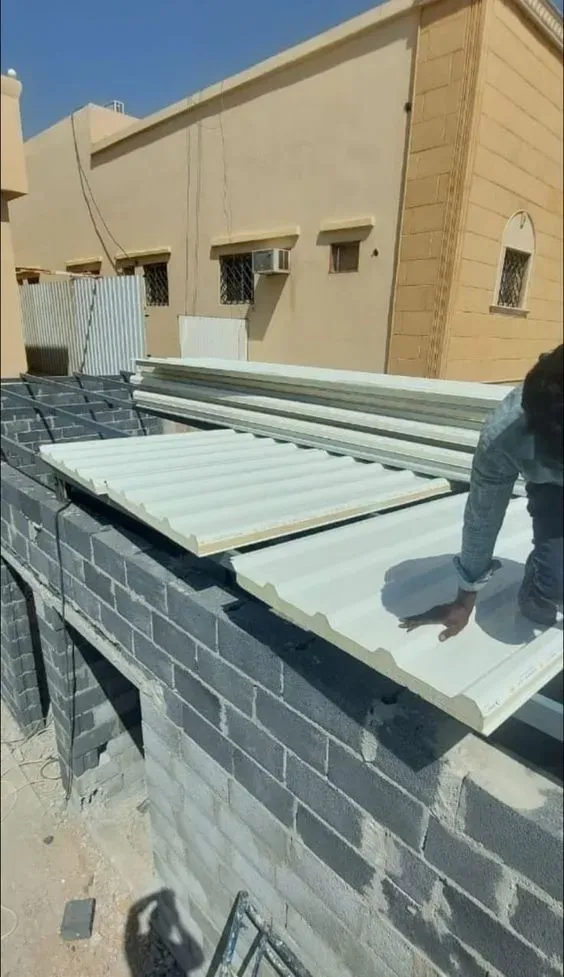 شركة ملاحق اسمنت بورد وسقف سندويش بنل بالرياض‎0534659817